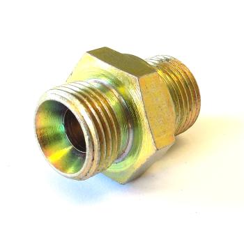 Doppelnippel G 3/8 - G 3/8 mit einseitigem Universaldichtkegel 60°