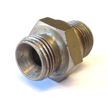 Doppelnippel G 3/8 - G 3/8 mit einseitigem Universaldichtkegel 60°