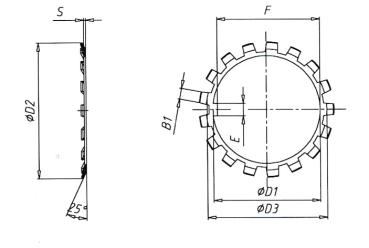 Preview: Sicherungsblech DIN 5406