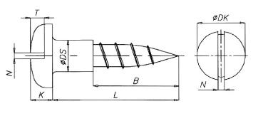 Preview: Wood screw DIN 96