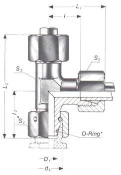 Preview: Adjustable L-connector with sealing cone EL-PL