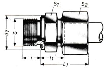 Schmidt Maschinentechnik - Straight screw connection GE 6-PL/R1/4-ED