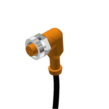 Kabeldose M12, abgewinkelt, 4-adrig, 2 Meter