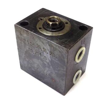 Blockzylinder doppeltwirkend Kolben 25 mm, Hub 20 mm