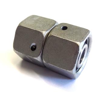 Straight bulkhead connector with sealing cone GZ 12-L