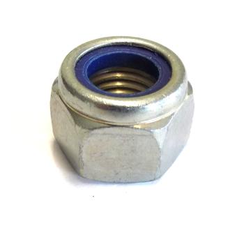 Sechskantmutter m. Klemmteil DIN 985 - M 16 - 8 - ZN