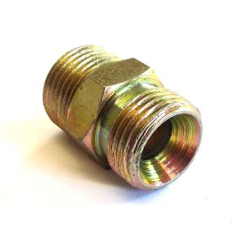 Doppelnippel G 3/8 - G 3/8 mit einseitigem Universaldichtkegel 60°