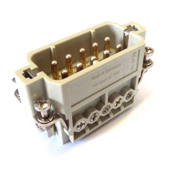 Male insert Han 10A-M, screw connection