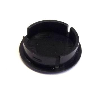 Preview: Frontkappe 17,4 mm, schwarz mit Strich