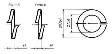 Preview: Federring DIN 127