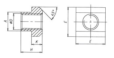 Preview: T- Nutenstein DIN 508 - M 16 x 18 - 8