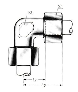 Winkelverschraubung W
