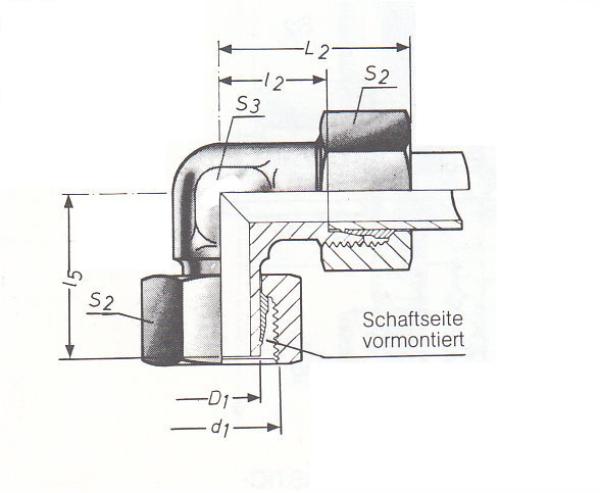 Adjustable angled connector EVW