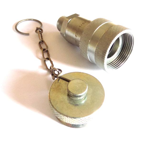 Hose coupling with cap CEJN-130-1484-H03